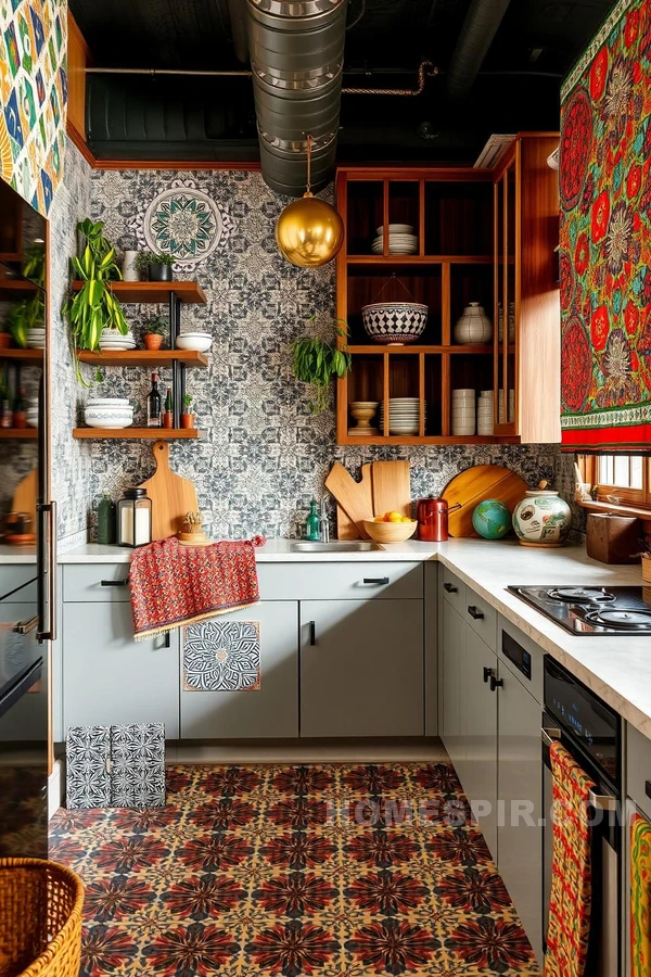 Eclectic Urban Kitchen Decorative Accents