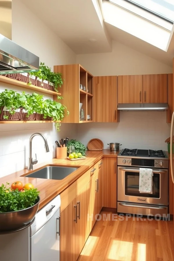 Eco-Friendly Kitchen with Chic Sustainable Design