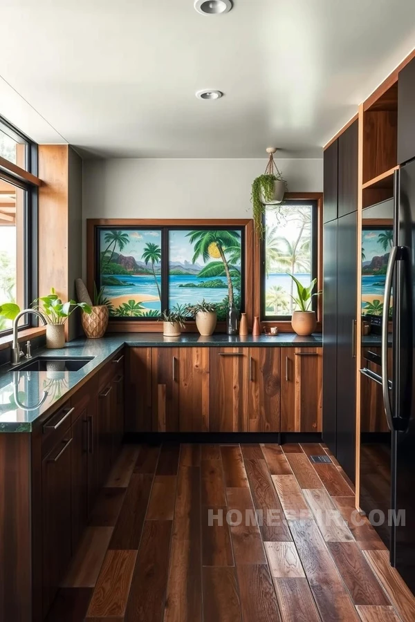 Eco Friendly Modern Tropical Kitchen