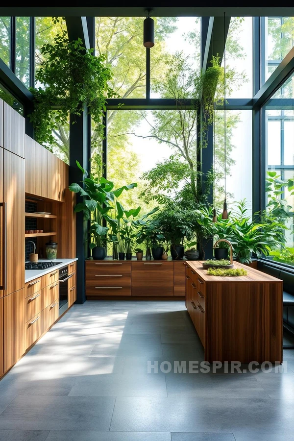 Eco-Friendly Urban Kitchen with Organic Design