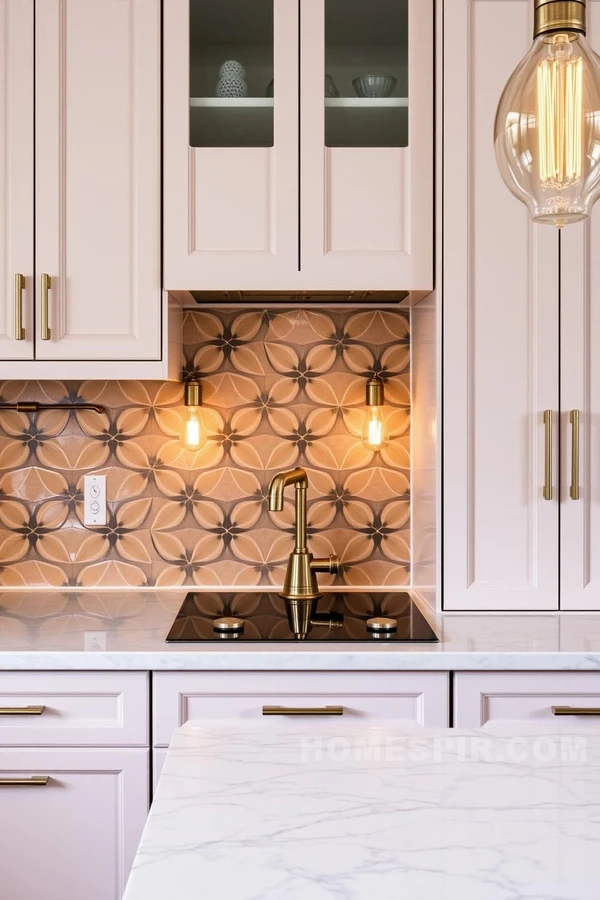 Edison Bulbs Illuminate Parisian Countertop