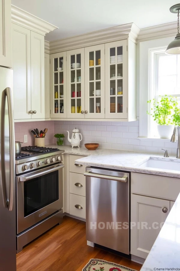 Efficient Colonial Countertop Space