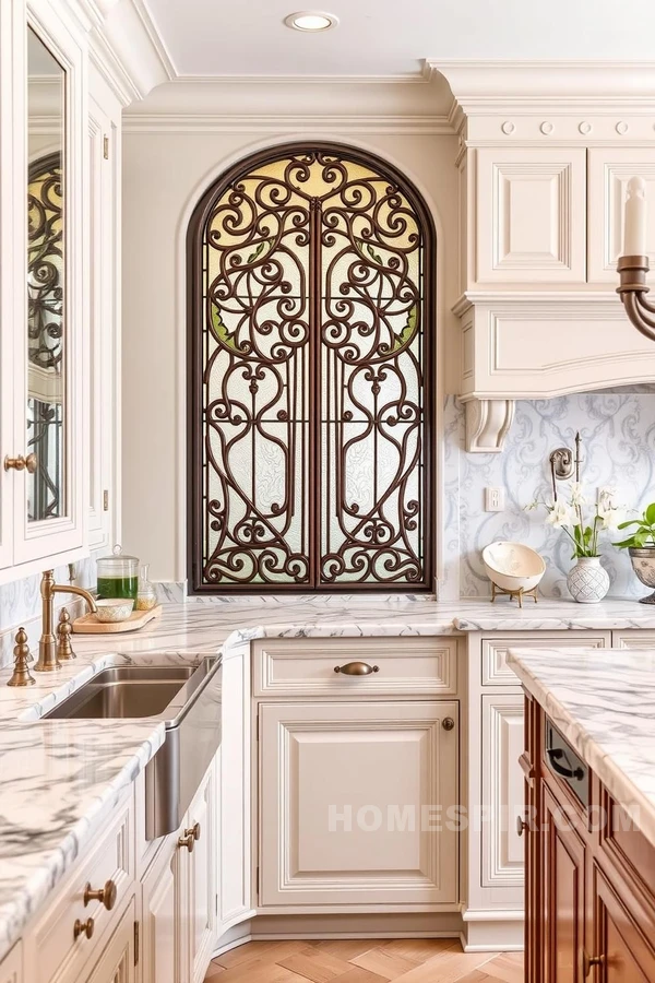 Elegant Art Nouveau Elements for Kitchens