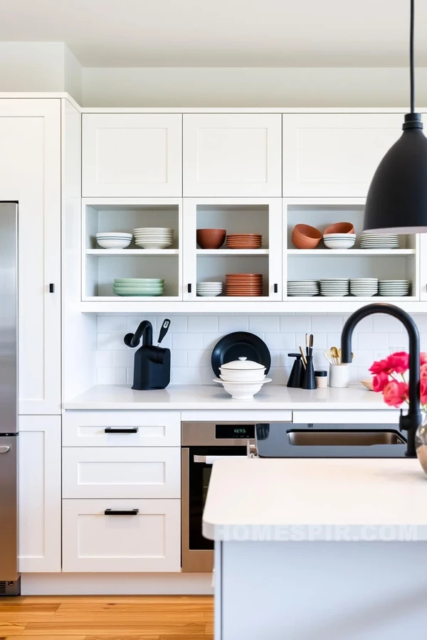 Elegant Scandinavian Kitchen with Integrated Appliances