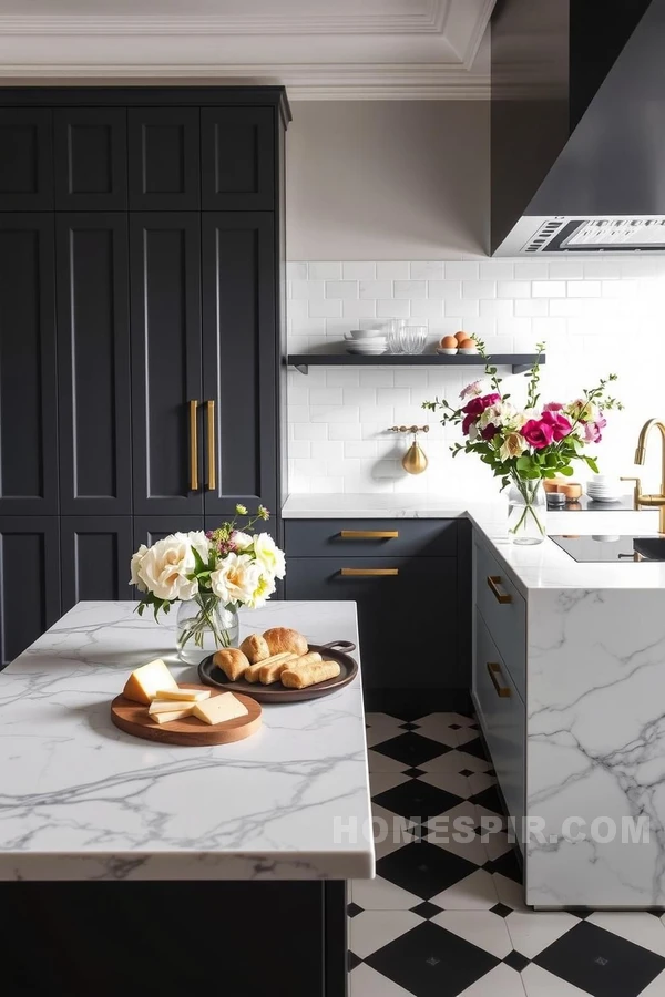 Elegant Sleek Cabinetry in Parisian Kitchens