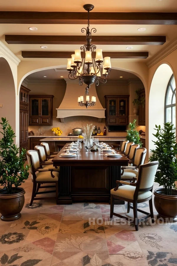 Elegant Tuscan Decor with Natural Accents