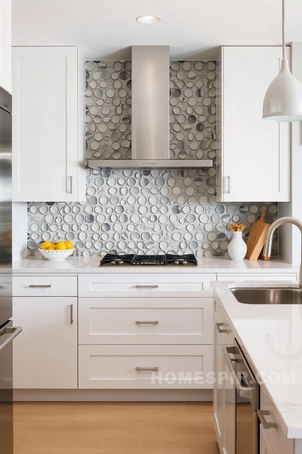 Eye-Catching Ceramic Kitchen Backsplash