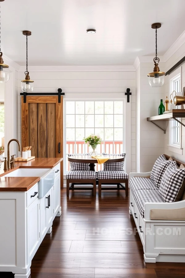 Farmhouse Elegance in Modern Kitchen