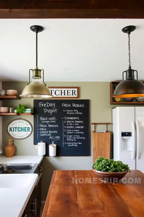 Farmhouse Lighting Rustic Kitchen Vibes