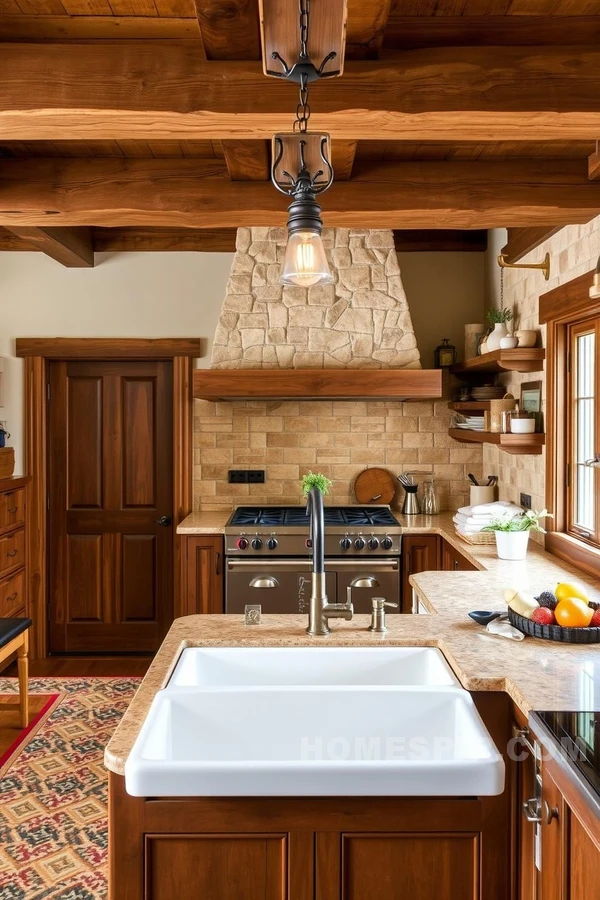 Farmhouse Sink as Kitchen Centerpiece