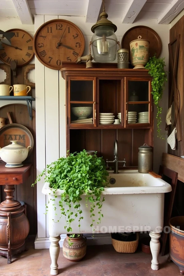 Farmhouse Sink Planter Adds Depth to Cottage Decor