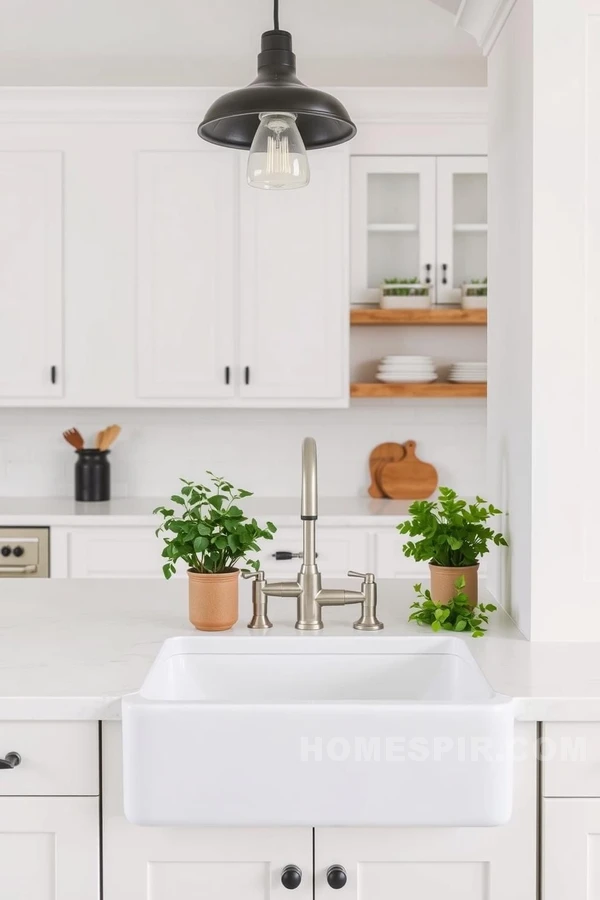 Farmhouse Sink With Apron Front Elegance