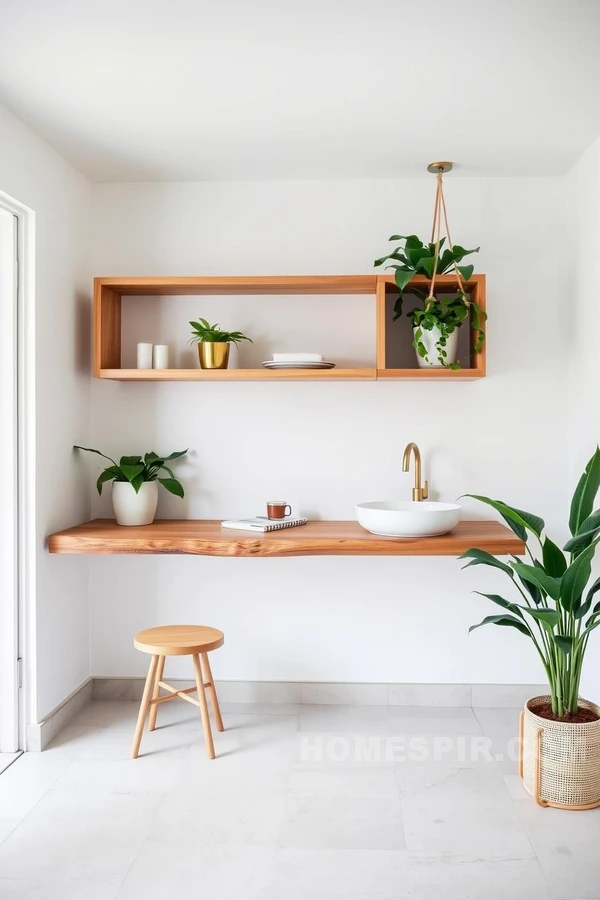 Floating Elements in Zen Kitchen Decor