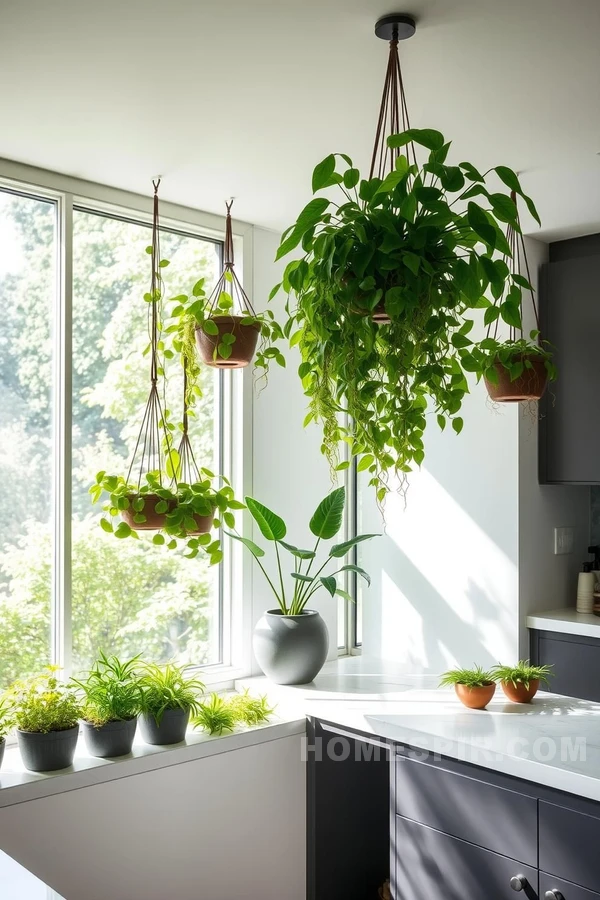 Flooded Light and Indoor Greenery