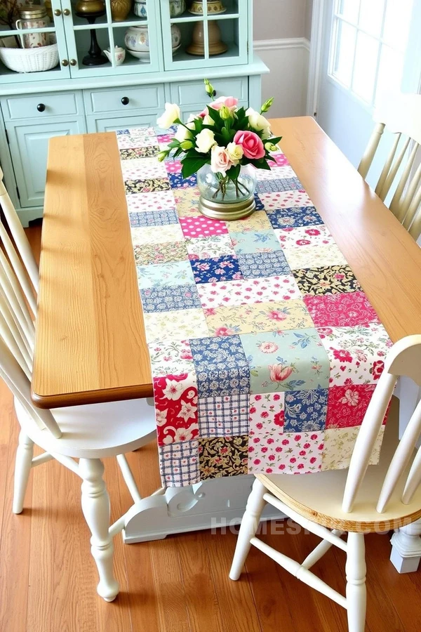 Floral Fabric Runners Add Playful Cottage Charm