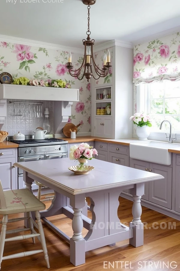 Floral Motifs Define Cottage Sophistication