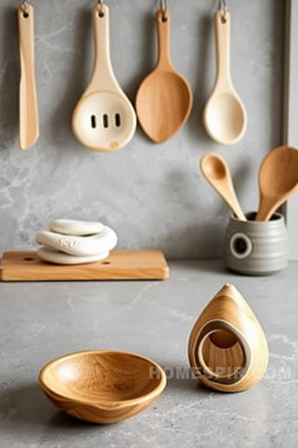 Functional Art in Zen Kitchen