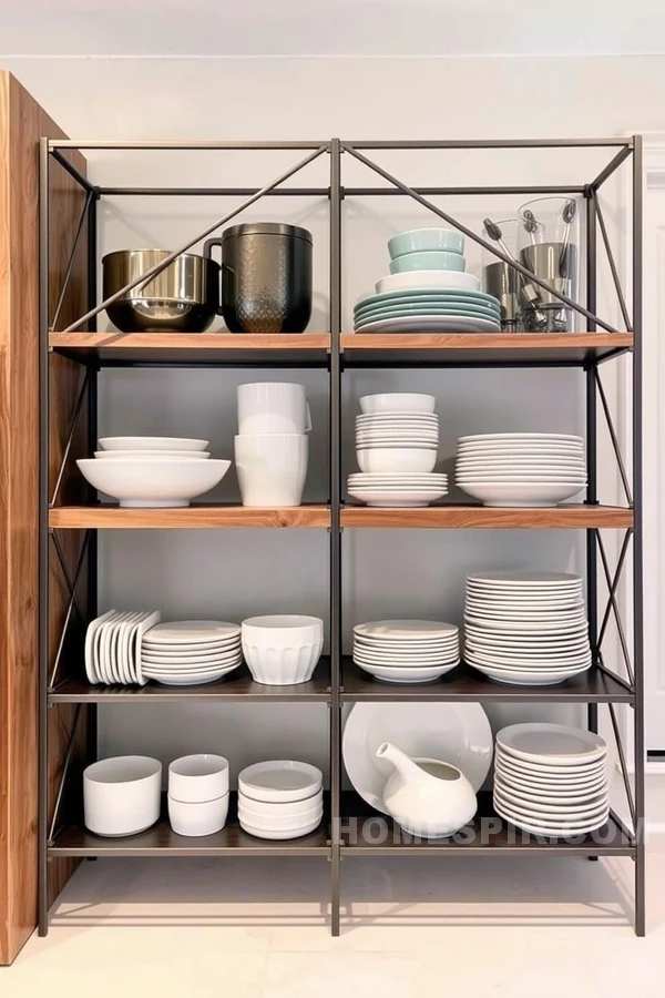 Functional Beautiful Open Shelves