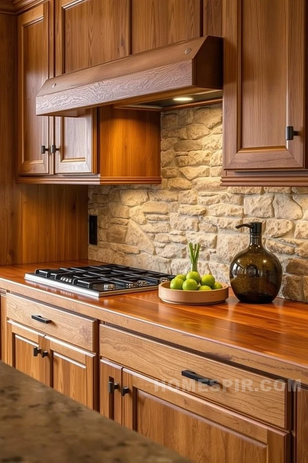 Functional Stone and Wood Rustic Aesthetic