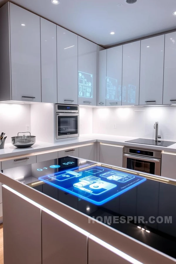 Futuristic Touch-Controlled Urban Cooking Space