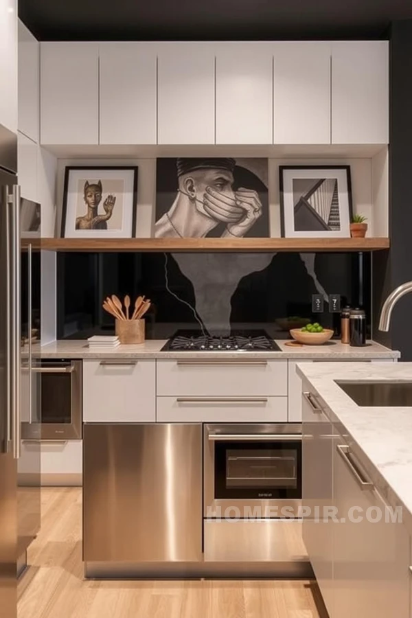 Gallery-Inspired Urban Kitchen Design