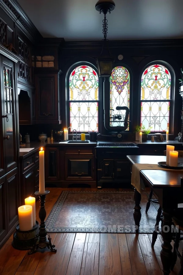 Gothic Inspired Victorian Kitchen Design