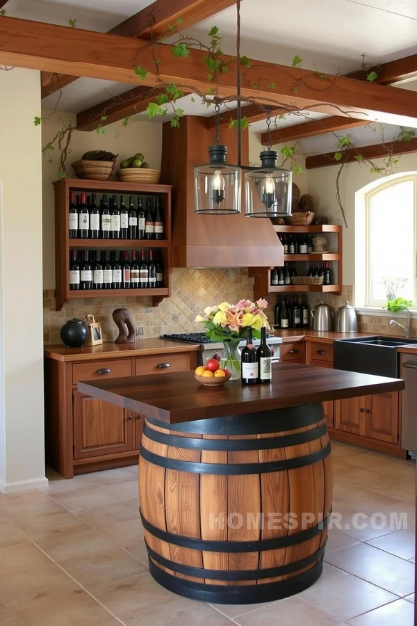 Grapevine Accents in Tuscan Design