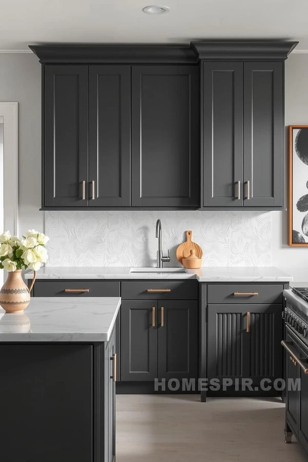 Grayscale Minimalist Kitchen Theme