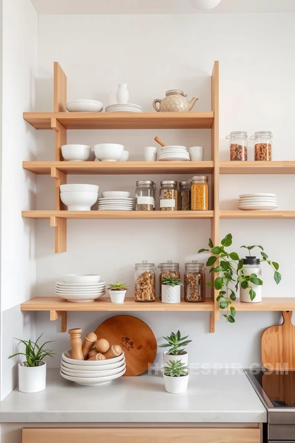 Green Accents in Minimalist Kitchen Design