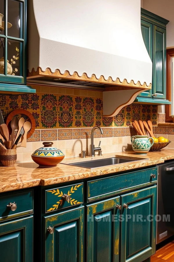 Handcrafted Ceramic Details in Kitchens