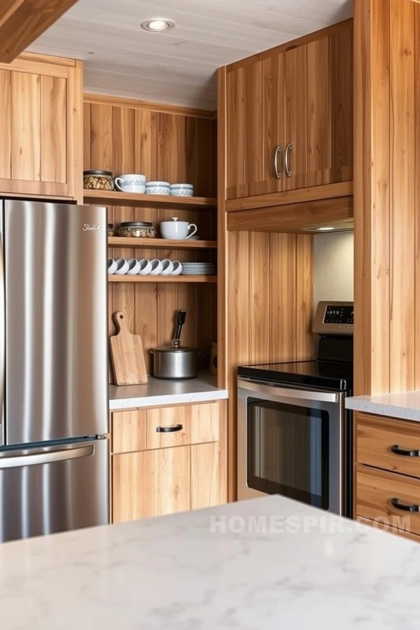 Handcrafted Details In Modern Rustic Kitchen