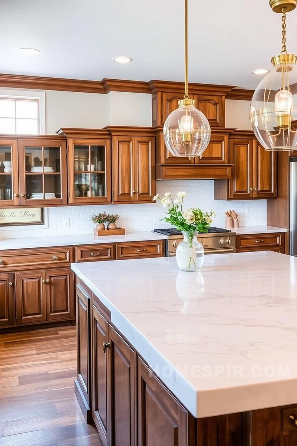 Harmony of Classic and Modern Styles in Transitional Kitchen