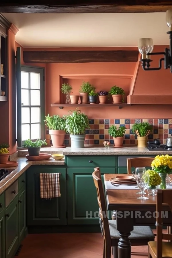 Herb-Filled Tuscan Windowsill