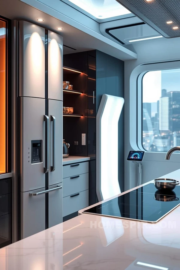 High Tech Cooking in a Modern Kitchen Space