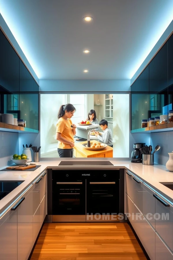 High-Tech Entertainment Features in Kitchen