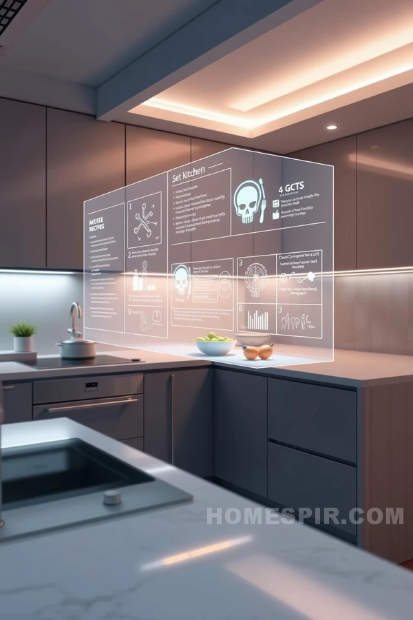 High-Tech Kitchens with AR Recipe Displays