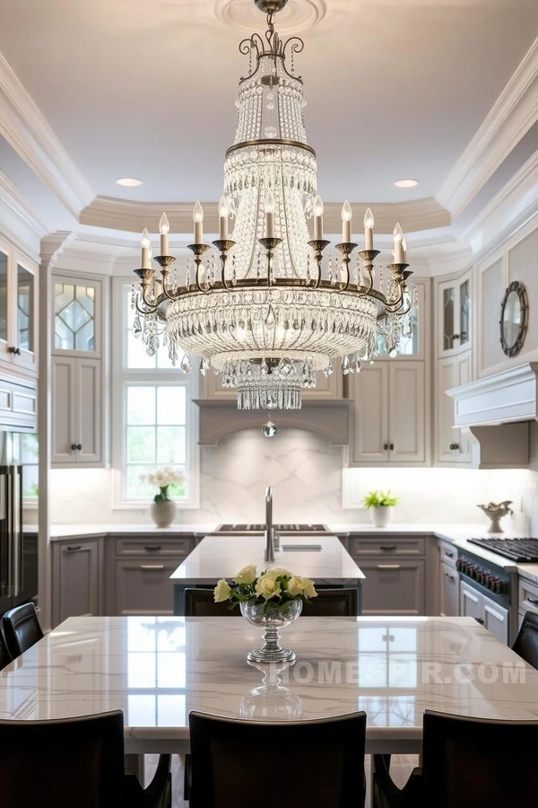 Historic Glamour with Modern Kitchen Style