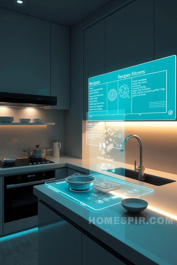 Holographic Cooking Displays in Smart Kitchens