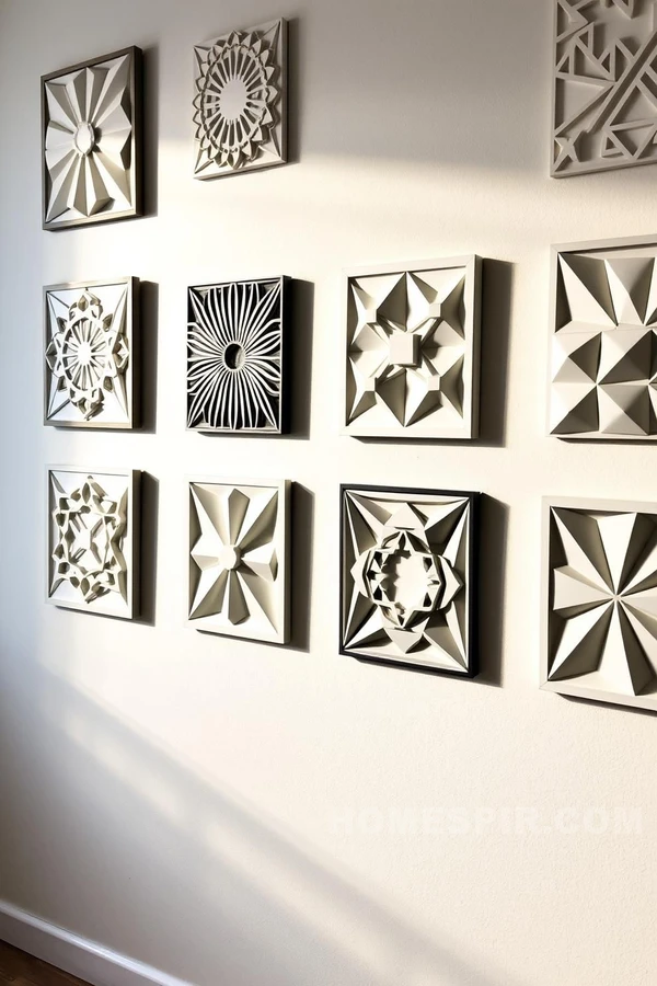 Impactful Geometric Wall Art Installation