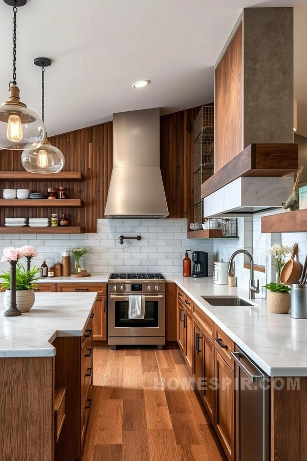 Industrial and Rustic Kitchen Harmony