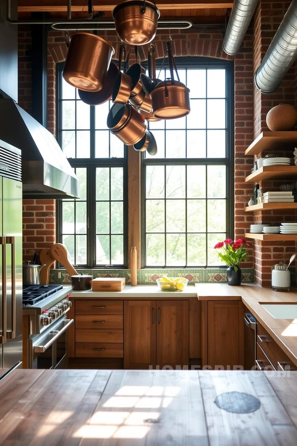 Industrial Chic in Parisian Kitchens