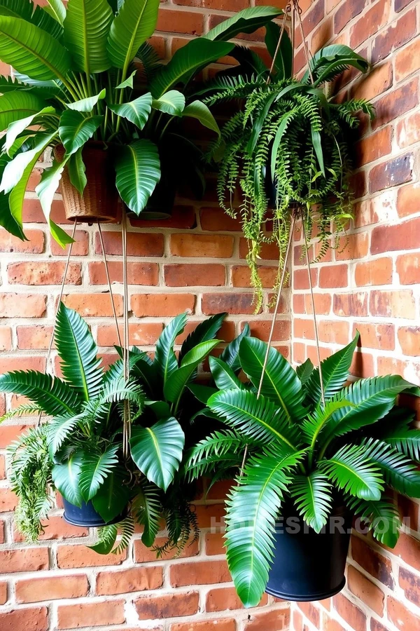 Industrial Meets Lush Tropical in Kitchen