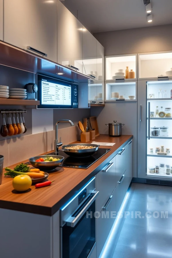 Innovative AR Kitchen with Smart Cabinets