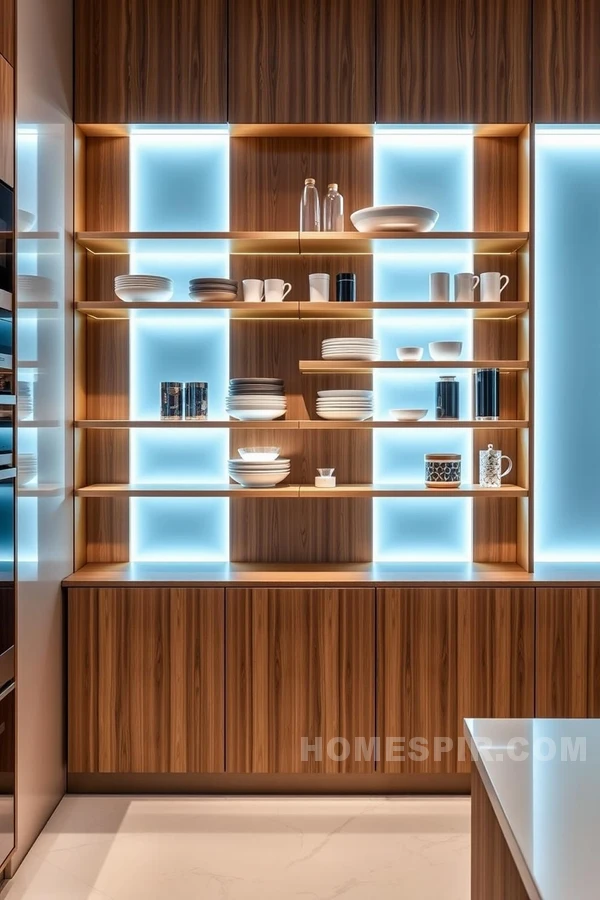 Interactive Shelving Solutions in Smart Kitchens