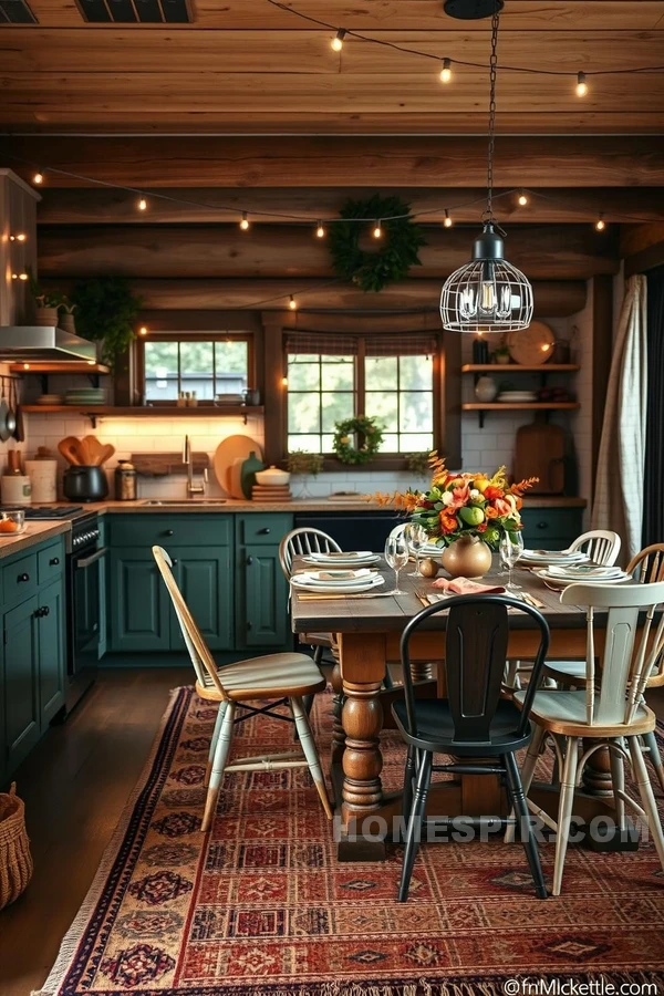 Inviting Earthy Palette Mountain Kitchen