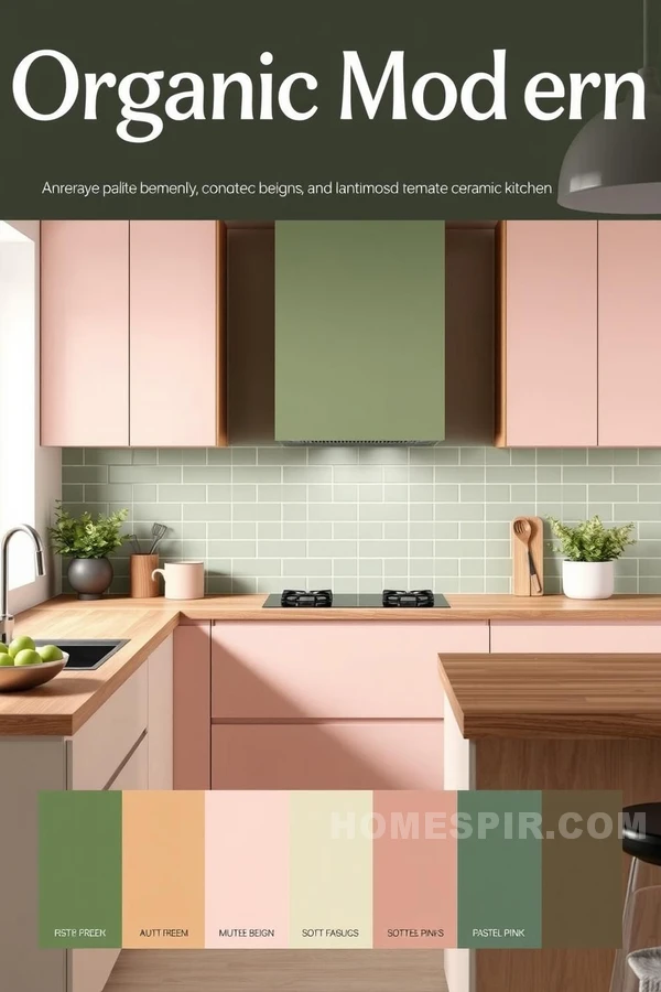 Inviting Kitchen with Soft Pink Touches