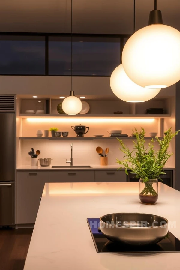 Inviting Zen Kitchen Light Design