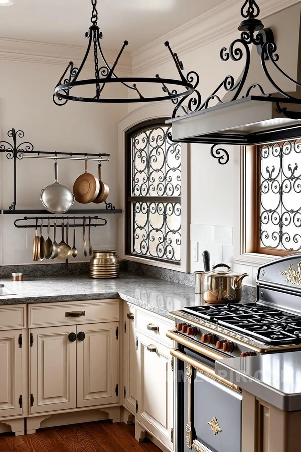 Iron Detailing in Victorian Kitchen Design