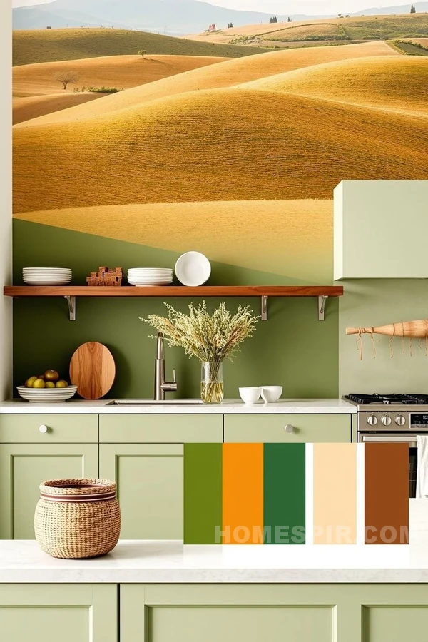 Italian Countryside Hues in Tuscan Kitchens