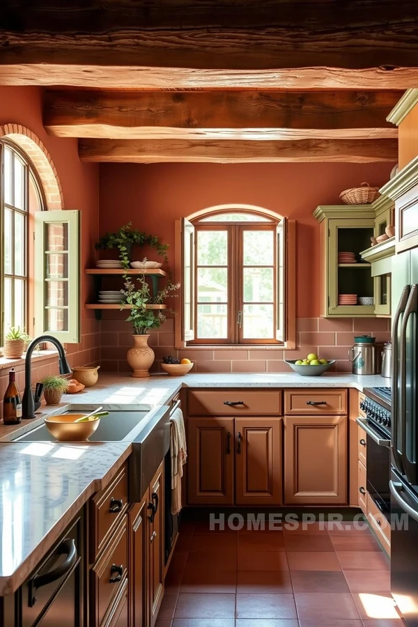 Italian Countryside Inspired Kitchen Decor